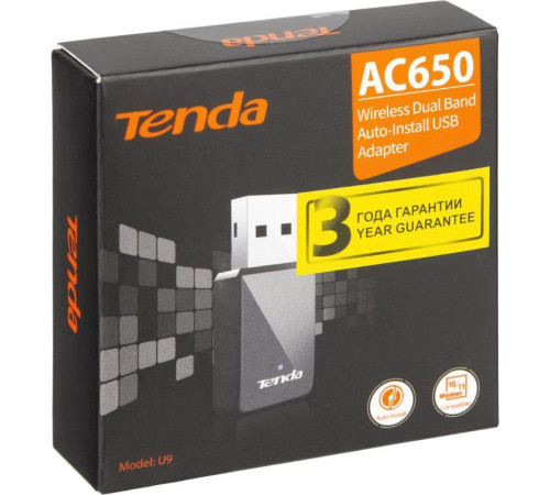 TENDA U9 AC650 черный
