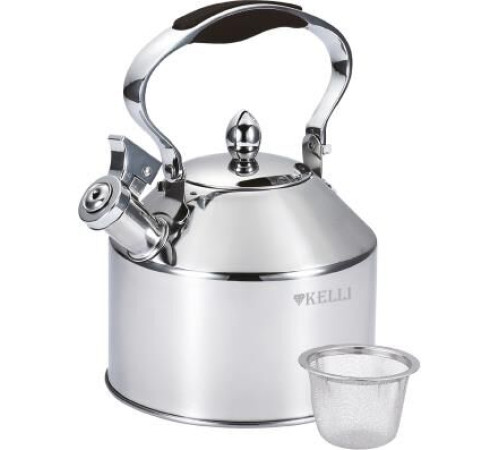 KELLI KL-4344 1,5л металл, ручка черная