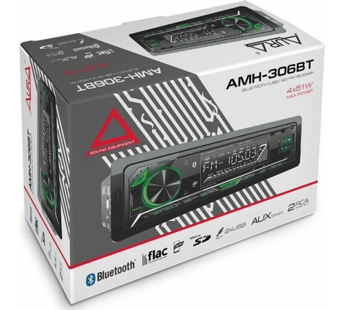 AURA FIREBALL-306BT USB/SD ресивер