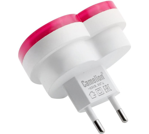 CAMELION (15381) NL-263 сердце с фотосенсором (LED ночник с фотосенсором, 220V)