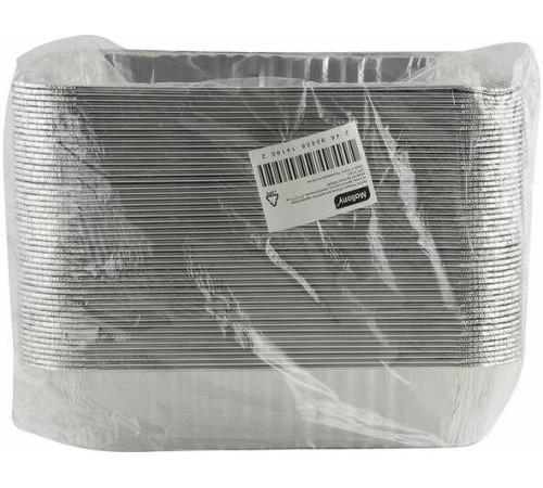 MALLONY Форма для выпечки, LAMINA, размер: 37*27*7 см, из алюм фольги, прямоугольная, одноразовая (006045)