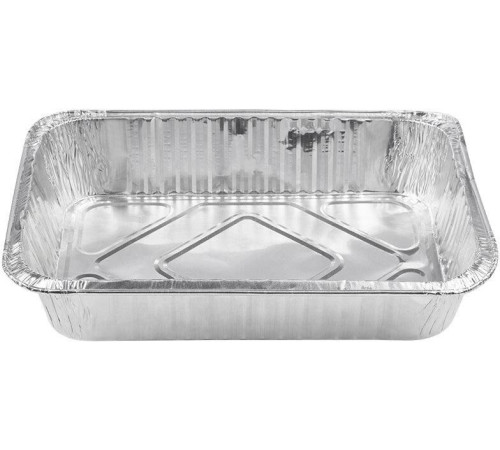 MALLONY Форма для выпечки, LAMINA, размер: 37*27*7 см, из алюм фольги, прямоугольная, одноразовая (006045)