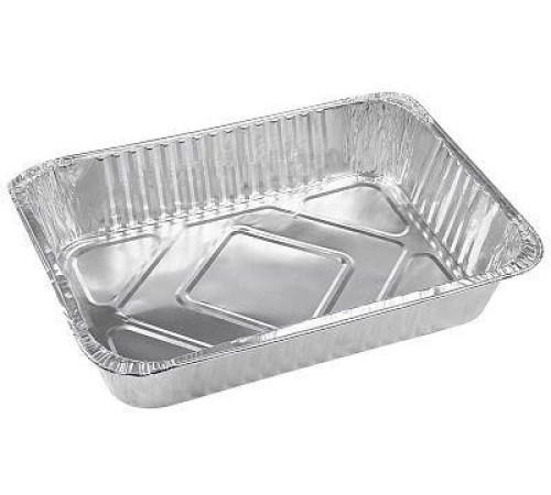 MALLONY Форма для выпечки, LAMINA, размер: 37*27*7 см, из алюм фольги, прямоугольная, одноразовая (006045)