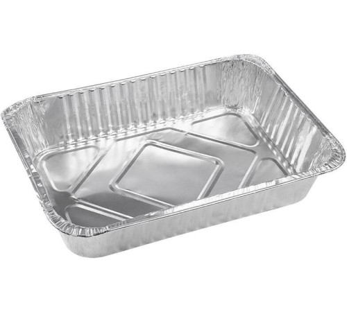 MALLONY Форма для выпечки, LAMINA, размер: 37*27*7 см, из алюм фольги, прямоугольная, одноразовая (006045)