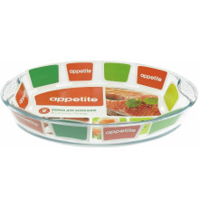 APPETITE PLH9 стекл овал 39x27x6см/3,9л с руч