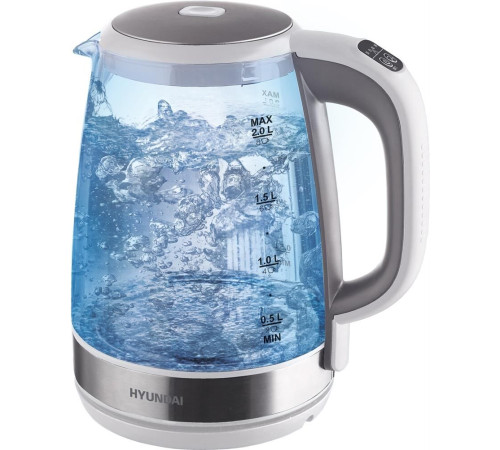 HYUNDAI HYK-G8880 2л. 2200Вт серый/серебристый корпус: стекло