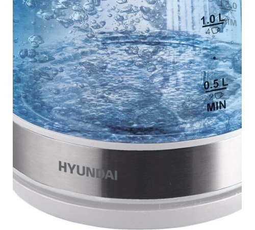 HYUNDAI HYK-G8880 2л. 2200Вт серый/серебристый корпус: стекло