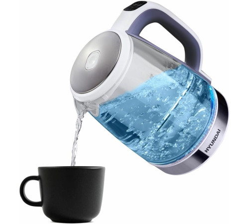 HYUNDAI HYK-G8880 2л. 2200Вт серый/серебристый корпус: стекло