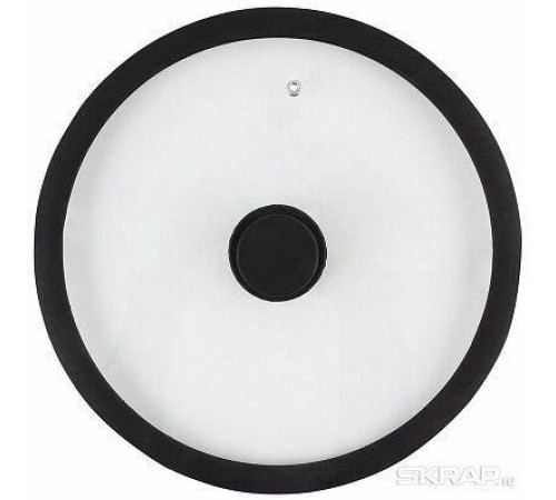 Крышка MALLONY Крышка стеклянная C-type с силиконовым ободком CAPPELLO-C, 28 см (003663)