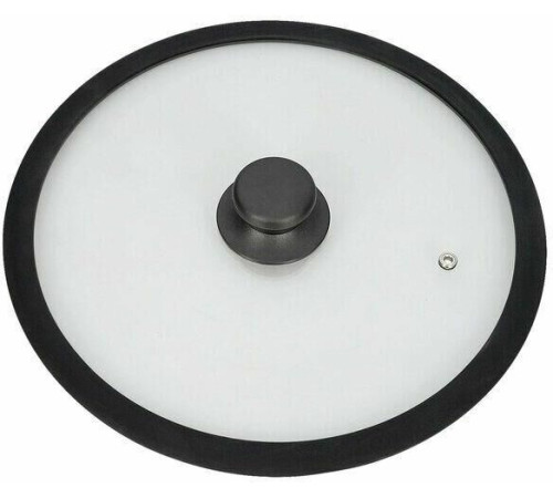 Крышка MALLONY Крышка стеклянная C-type с силиконовым ободком CAPPELLO-C, 28 см (003663)