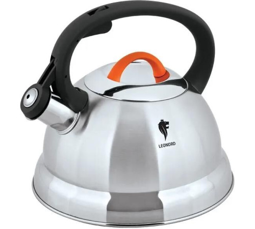 Чайник из нерж.стали со свистком LEONORD Freundlich-3001QS 2,3 л (002803)