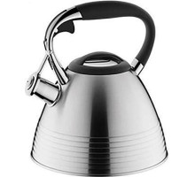 LEONORD Чайник, MODERN, объем: 3 л, из нержавеющей стали, со свистком, матовый, ручка с soft-touch (106718)