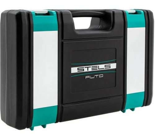 STELS Набор инструментов 1/2 , 1/4 , CrV, 12 гранные головки, пластиковый кейс, 82 предмета 14117