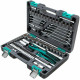 STELS Набор инструментов 1/2 , 1/4 , CrV, 12 гранные головки, пластиковый кейс, 82 предмета 14117