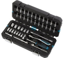 GROSS Набор инструментов, 1/4 , CrV, 120 зубьев, 42 предмета 14146