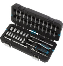 GROSS Набор инструментов, 1/4 , CrV, 120 зубьев, 42 предмета 14146