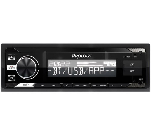 PROLOGY GT-150 1DIN 4x55Вт v4.2 ПДУ (PRGT150)