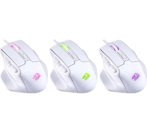 REDRAGON (71861) Bullseye белый,RGB,7кн,12400dpi белый