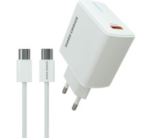 MORE CHOICE (4610196408915) NC60a 1USB-C 3.0A PD 20W быстрая зарядка для Type-C White