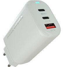 MORE CHOICE (4610196409653) NC79a 1USB+2Type-C 3.0A PD 65W быстрая зарядка для Type-C 2м White