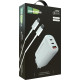 MORE CHOICE (4610196409653) NC79a 1USB+2Type-C 3.0A PD 65W быстрая зарядка для Type-C 2м White