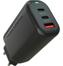 MORE CHOICE (4610196409660) NC79a 1USB+2Type-C 3.0A PD 65W быстрая зарядка для Type-C 2м Black