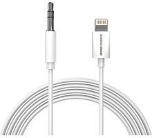 MORE CHOICE (4610196409820) UK28i AUX 3.5mm Lightning 8-pin 1м White
