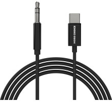 MORE CHOICE (4610196409844) UK28a AUX 3.5mm Type-C 1м Black