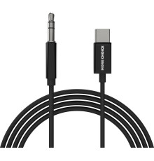 MORE CHOICE (4610196409844) UK28a AUX 3.5mm Type-C 1м Black