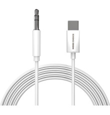 MORE CHOICE (4610196409851) UK28a AUX 3.5mm Type-C 1м White
