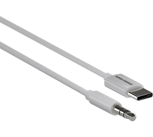 MORE CHOICE (4610196409851) UK28a AUX 3.5mm Type-C 1м White