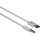 MORE CHOICE (4610196409851) UK28a AUX 3.5mm Type-C 1м White