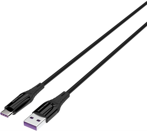 MORE CHOICE (4620202550033) K35a USB 3.0A для Type-C силикон 1м Black