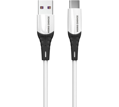 MORE CHOICE (4620202550040) K35aUSB 3.0A для Type-C силикон - 1м White