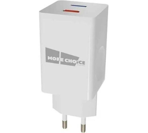 MORE CHOICE (4620202550286) NC69i 2USB 3.0A QC3.0 быстрая зарядка для Lighting 8-pin Black