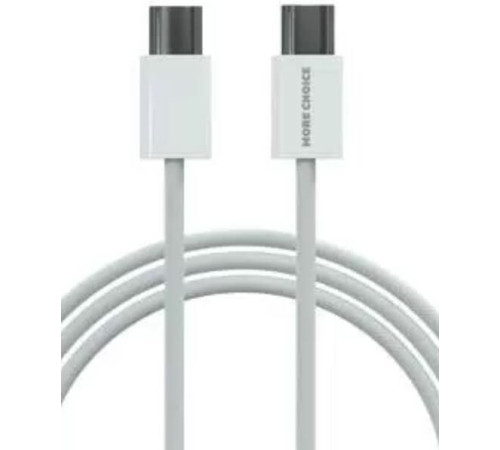 MORE CHOICE (4620202550385) K77a нейлон USB 3.0A PD 100W для Type-C Type-C 1 м White