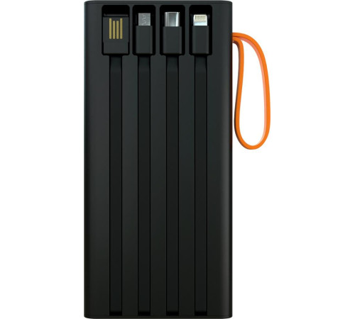 MORE CHOICE (4620202550538) PB22-10 с кабелем 2USB 2.1A - 10000mA черный