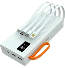 MORE CHOICE (4620202550552) PB22-20 с кабелем 2USB 2.1A - 20000mAh белый