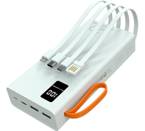 MORE CHOICE (4620202550552) PB22-20 с кабелем 2USB 2.1A - 20000mAh белый