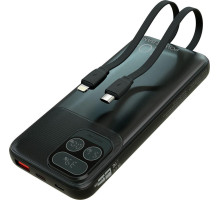 MORE CHOICE (4620202550590) PB55-10 с кабелем 1USB 3.0A 22.5W PD - 10000mAh черный