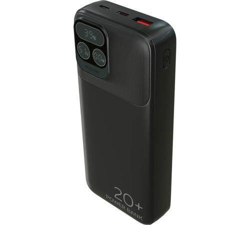 MORE CHOICE (4620202550620) PB55-20 с кабелем 1USB 3.0A 22.5W PD - 20000mAh черный