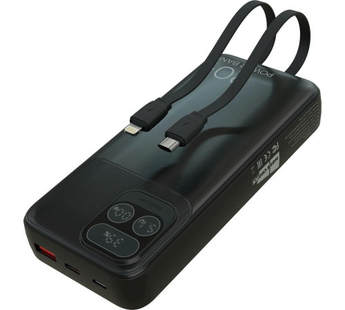 MORE CHOICE (4620202550620) PB55-20 с кабелем 1USB 3.0A 22.5W PD - 20000mAh черный