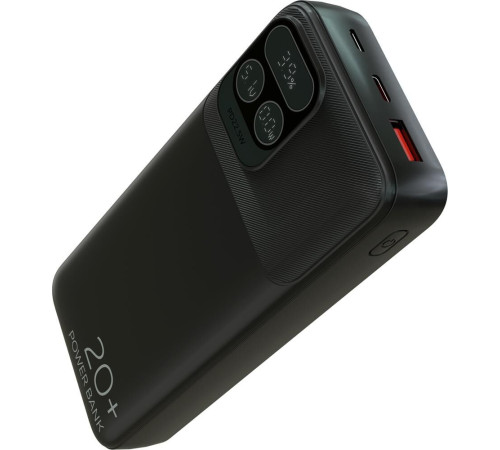 MORE CHOICE (4620202550620) PB55-20 с кабелем 1USB 3.0A 22.5W PD - 20000mAh черный