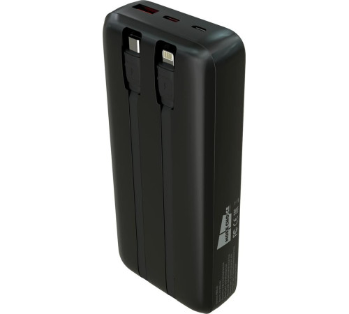 MORE CHOICE (4620202550620) PB55-20 с кабелем 1USB 3.0A 22.5W PD - 20000mAh черный