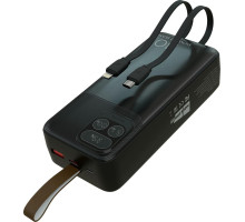MORE CHOICE (4620202550637) PB55-30 с кабелем 1USB 3.0A 22.5W PD - 30000mAh черный