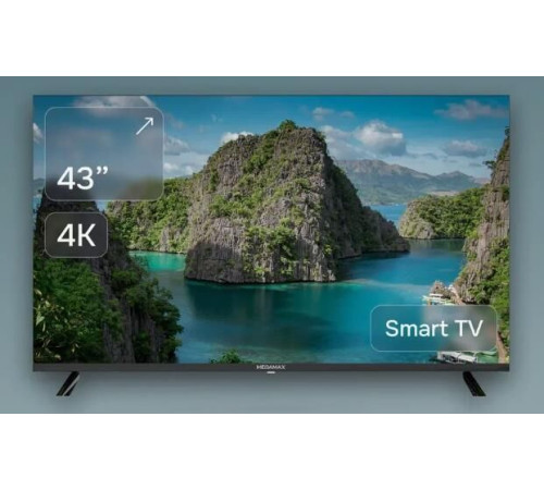 MEGAMAX 43MG11USM 4K UHD SMART TV Android Безрамочный