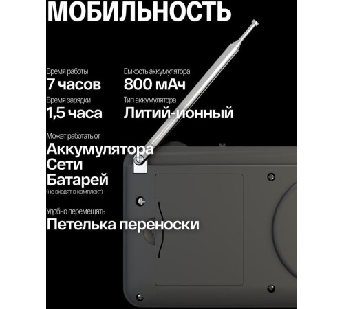 SOUNDMAX SM-RD2116 чёрный