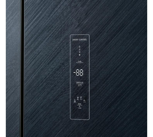 БИРЮСА CD 496 TBG 496л Текстурированное черное стекло