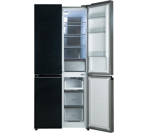 БИРЮСА CD 496 TBG 496л Текстурированное черное стекло