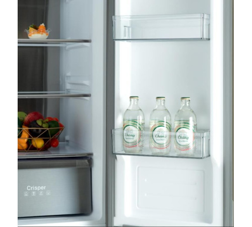 БИРЮСА CD 496 TBG 496л Текстурированное черное стекло